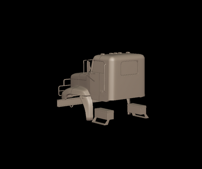 STL FILE Freightliner M916A1 TRUCK 3D PRINT MODEL - ARTISTIT