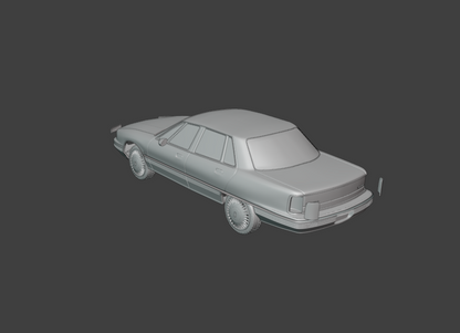 STL FILE 1991 - 1996 Oldsmobile 98 3d print model - ARTISTIT