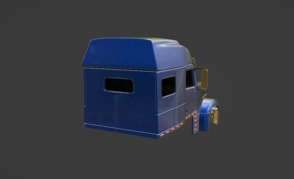 STL FILE 2011 Volvo VT830 Custom TRUCK 3D PRINT MODEL - ARTISTIT