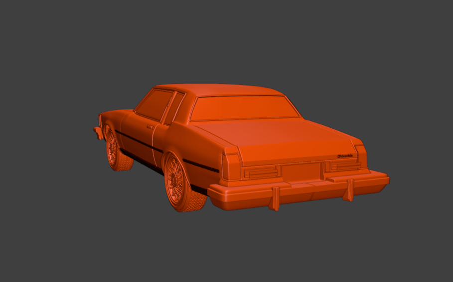 1985 oldsmobile delta 88-royale coupe 2 doors 3D model