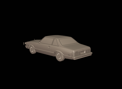 STL FILE CHEVROLET MALIBU CLASSIC 1981 TWO DOORS 3D PRINT MODEL - ARTISTIT