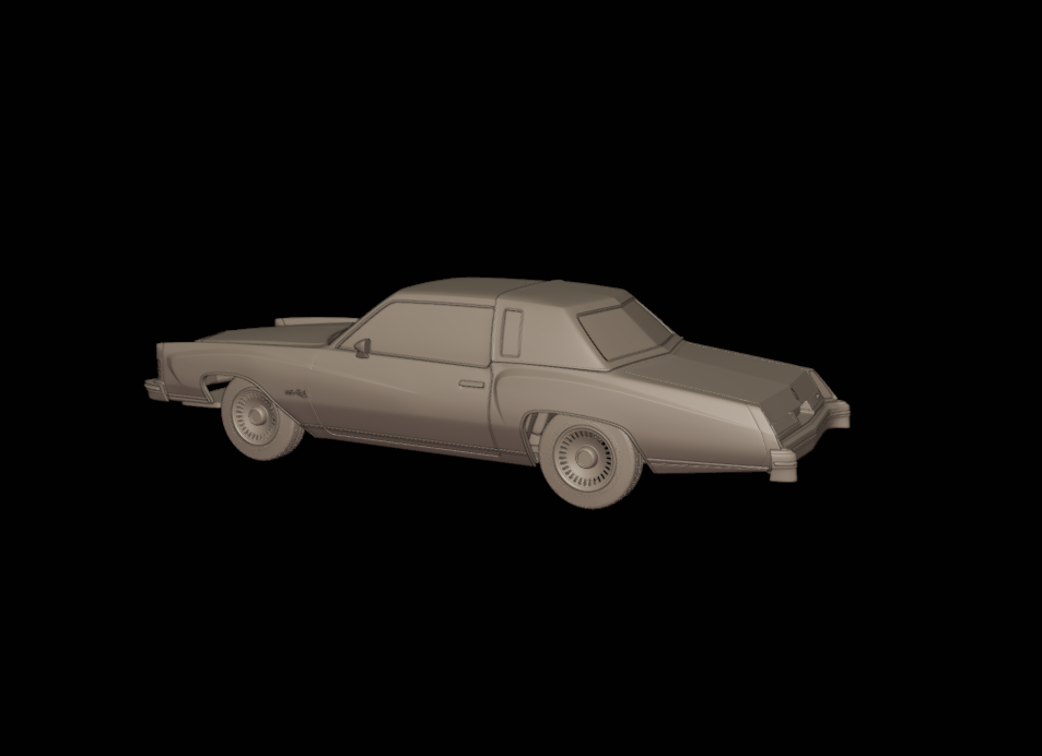 CHEVROLET MONTE CARLO 1974 3D PRINT MODEL