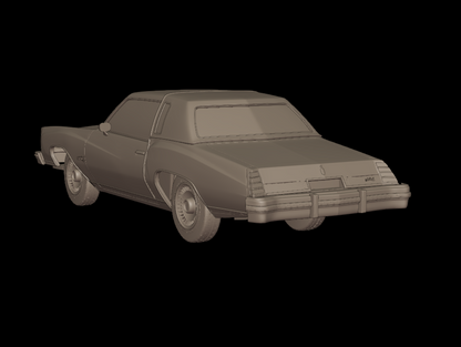 STL FILE CHEVROLET MONTE CARLO 1975 3D PRINT MODEL - ARTISTIT