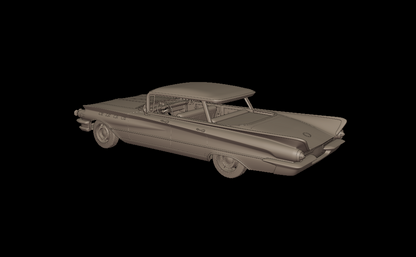 STL FILE Buick LeSabre 1959 four doors 3D PRINT MODEL - ARTISTIT