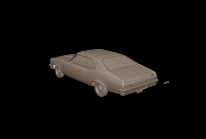 STL FILE CHEVROLET NOVA SS 396 1969 3D PRINT MODEL - ARTISTIT