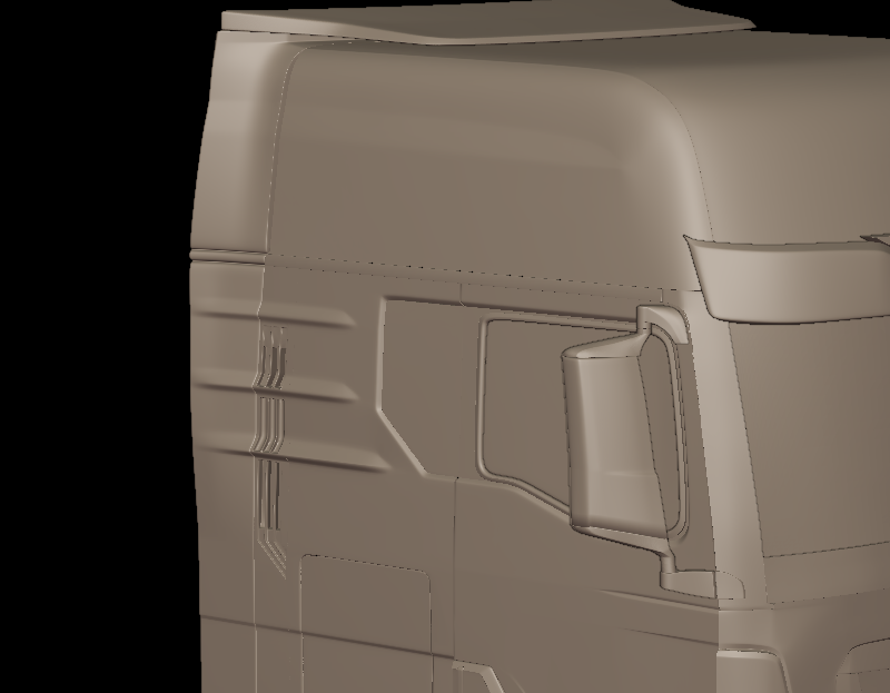 MAN TGX 2021 TRUCK 3D PRINT MODEL