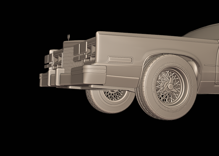 cadillac Eldorado 1983 3d print model