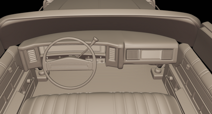 STL FILE chevrolet caprice classic 1976 3d print model - ARTISTIT