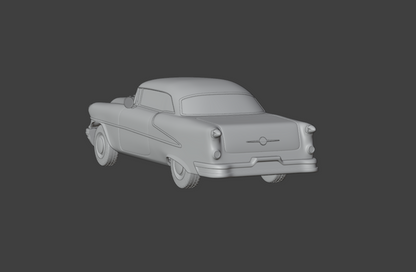 STL FILE Oldsmobile 88 1954 - 1956 3d print model - ARTISTIT