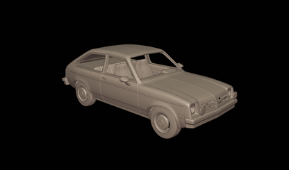 STL FILE chevrolet br chevette sl 1976 3d print model - ARTISTIT