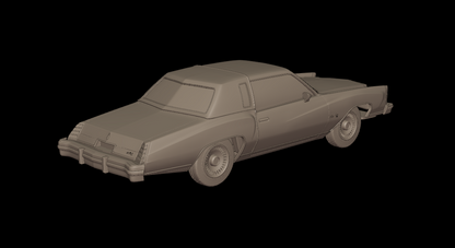 STL FILE CHEVROLET MONTE CARLO 1975 3D PRINT MODEL - ARTISTIT