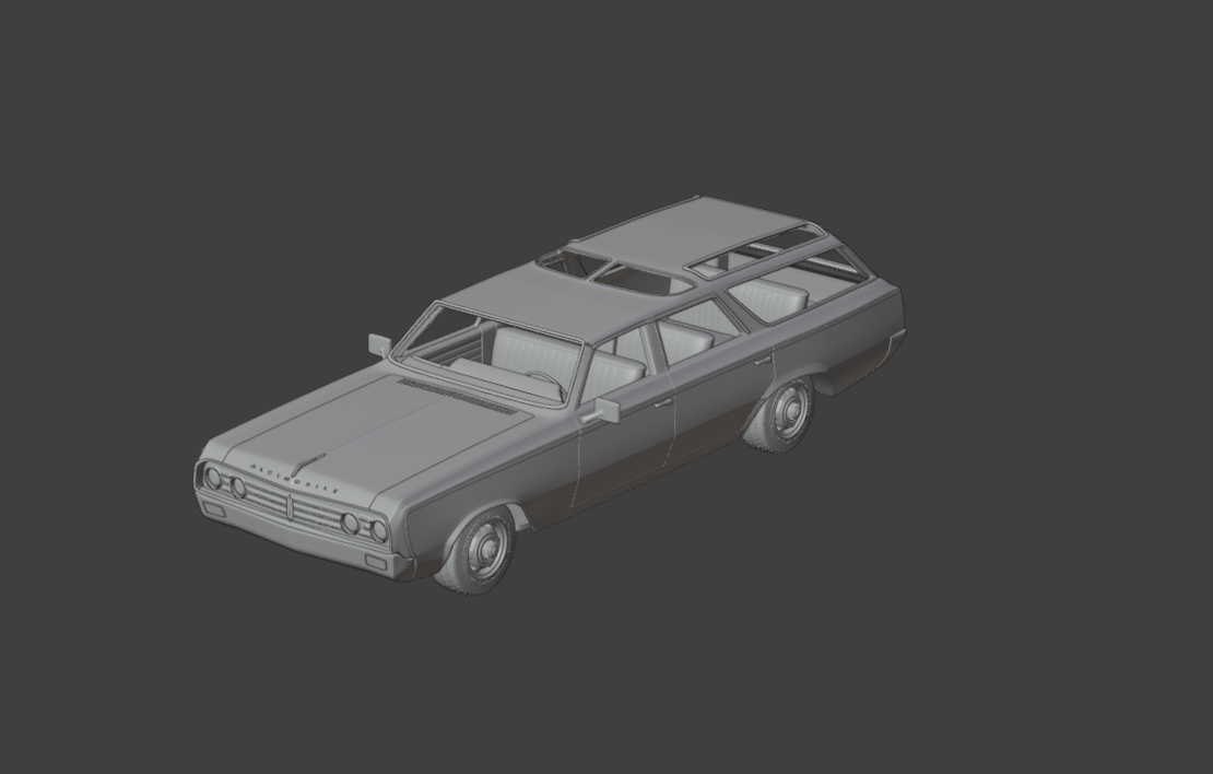 Oldsmobile Vista Cruiser 1964 3d model