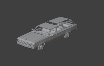 STL FILE Oldsmobile Vista Cruiser 1964 3d model - ARTISTIT