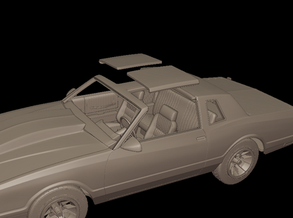 STL FILE custom monte carlo 86 ss 3D PRINT MODEL - ARTISTIT