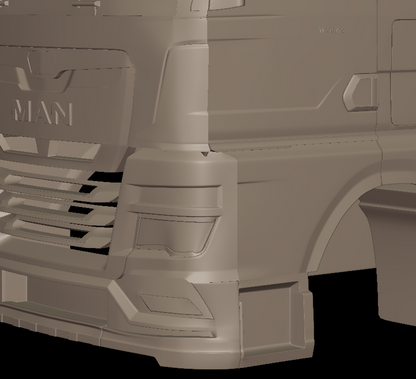STL FILE MAN TGX 2021 TRUCK 3D PRINT MODEL - ARTISTIT
