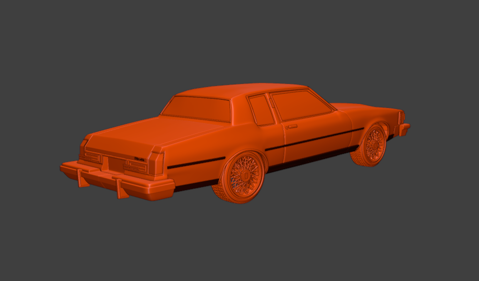 1985 oldsmobile delta 88-royale coupe 2 doors 3D model