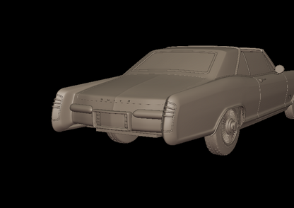 STL FILE george barris CUSTOM 1963 RIVIERA 3d print model - ARTISTIT