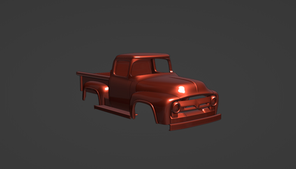 STL FILE Ford F-100 1956 TRUCK - ARTISTIT