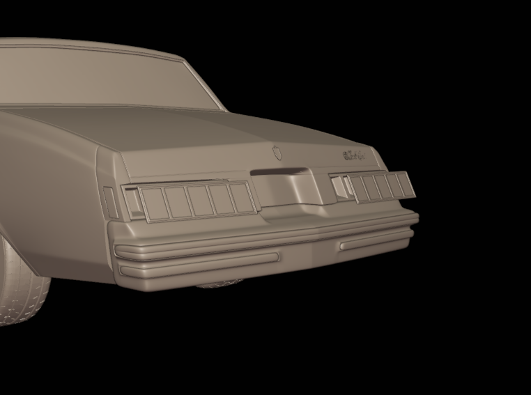 chevrolet monte carlo 1978 3d print model