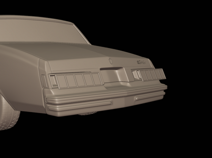 STL FILE chevrolet monte carlo 1978 3d print model - ARTISTIT