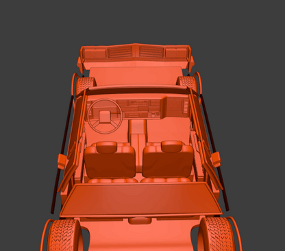 STL FILE 1985 oldsmobile delta 88-royale coupe 2 doors 3D model - ARTISTIT