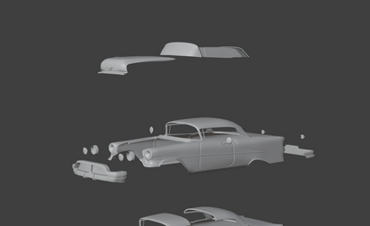 STL FILE Oldsmobile 88 1954 - 1956 3d print model - ARTISTIT
