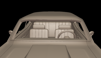 STL FILE CHEVROLET NOVA SS 396 1969 3D PRINT MODEL - ARTISTIT