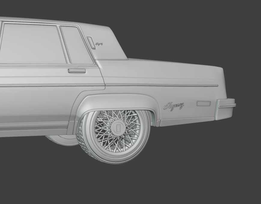 1983 Oldsmobile Regency 3d model