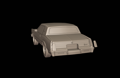 STL FILE cadillac Eldorado 1983 3d print model - ARTISTIT