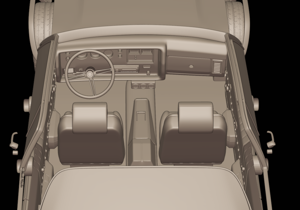 CHEVROLET MONTE CARLO 1970 3D PRINT MODEL
