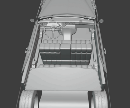 STL FILE 1966 cadillac coupe de ville 3d print model - ARTISTIT
