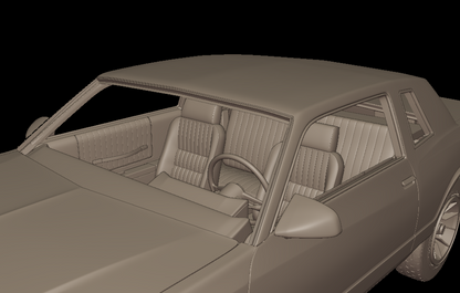 STL FILE chevrolet monte carlo ss 1986 3D PRINT MODEL - ARTISTIT