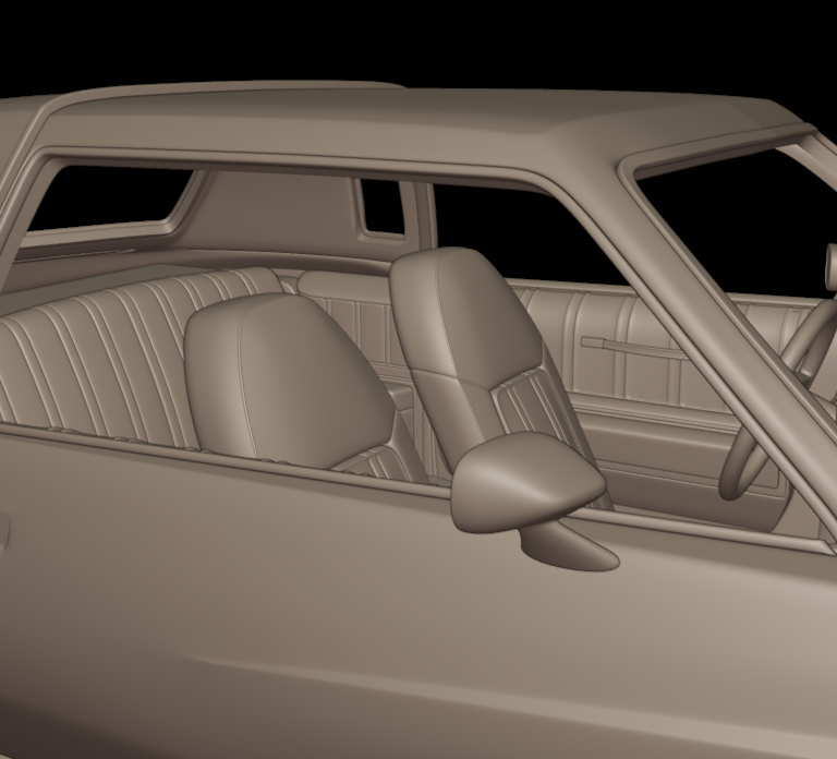 CHEVROLET MONTE CARLO 1974 3D PRINT MODEL