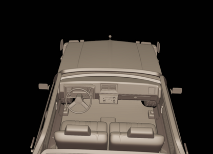 STL FILE CHEVROLET MALIBU CLASSIC 1981 TWO DOORS 3D PRINT MODEL - ARTISTIT