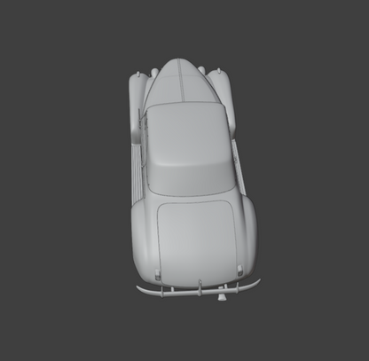 STL FILE Oldsmobile 80 convertible 1939 3d print model - ARTISTIT