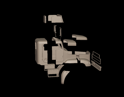 STL FILE Freightliner M916A1 TRUCK 3D PRINT MODEL - ARTISTIT