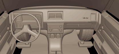 STL FILE chevrolet monte carlo 1978 3d print model - ARTISTIT