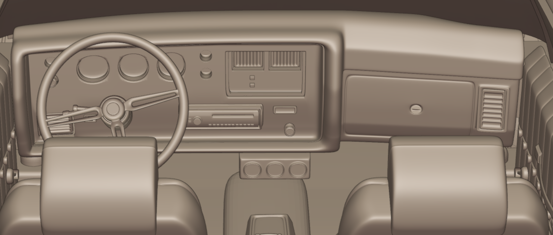 CHEVROLET MONTE CARLO 1970 3D PRINT MODEL