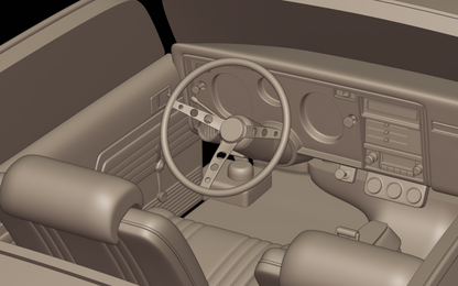 STL FILE chevrolet baldwin motion chevelle 1969 3d print model - ARTISTIT