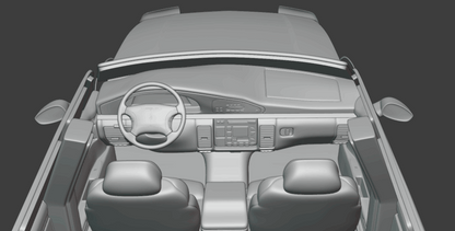 STL FILE 1991 - 1996 Oldsmobile 98 3d print model - ARTISTIT