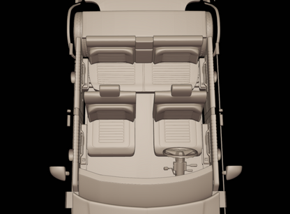 STL FILE chevrolet caprice 1987 3d print model - ARTISTIT
