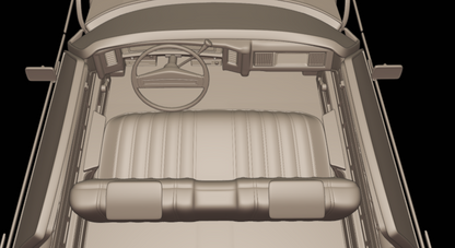 STL FILE chevrolet caprice classic 1975 3d print model - ARTISTIT