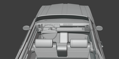 STL FILE 1971 Oldsmobile Cutlass Supreme sedan 3d print model - ARTISTIT