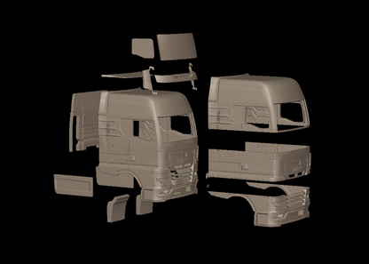 STL FILE MAN TGX 2021 TRUCK 3D PRINT MODEL - ARTISTIT