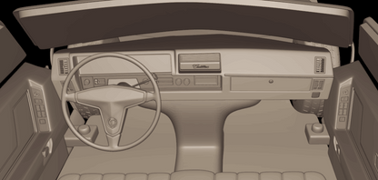 STL FILE Cadillac fleetwood Eldorado Coupe 1968 3d print model - ARTISTIT