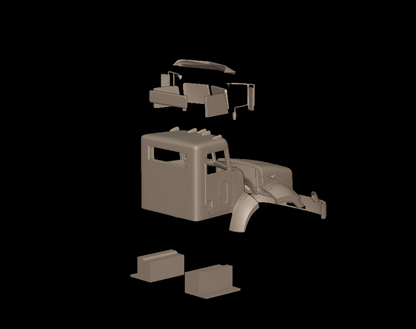 STL FILE peterbilt 335 2005 TRUCK 3D PRINT MODEL - ARTISTIT