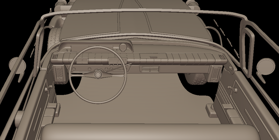 STL FILE Buick LeSabre 1959 two doors hardtop 3d print model - ARTISTIT