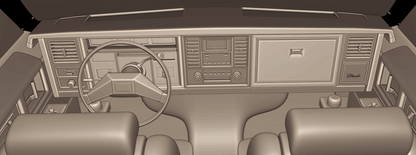 STL FILE cadillac Eldorado 1983 3d print model - ARTISTIT