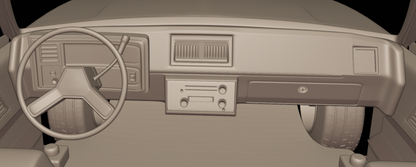 STL FILE CHEVROLET MALIBU CLASSIC 1981 TWO DOORS 3D PRINT MODEL - ARTISTIT