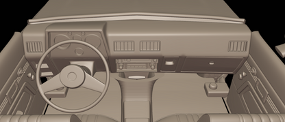 STL FILE chevrolet br chevette sl 1976 3d print model - ARTISTIT